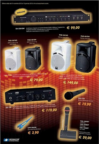 Electronic Megastore | non perdere l'occasione !!!!! tantissimi prodotti Monacor e IMG Stage Line in offerta