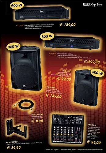 Electronic Megastore | non perdere l'occasione !!!!! tantissimi prodotti Monacor e IMG Stage Line in offerta