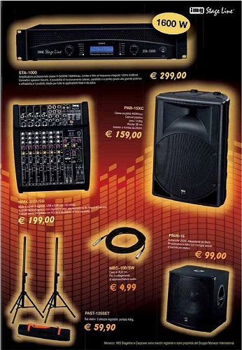 Electronic Megastore | non perdere l'occasione !!!!! tantissimi prodotti Monacor e IMG Stage Line in offerta